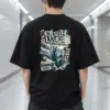 "Read the Ice Layers" Men's Oversized Heavyweight Crewneck T-Shirt