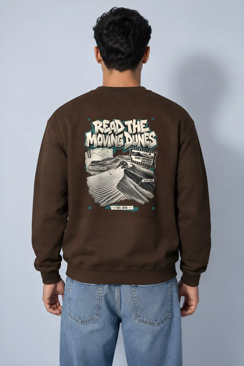 "Read The Moving Dunes" Heavy Blend Unisex Crewneck Sweatshirt