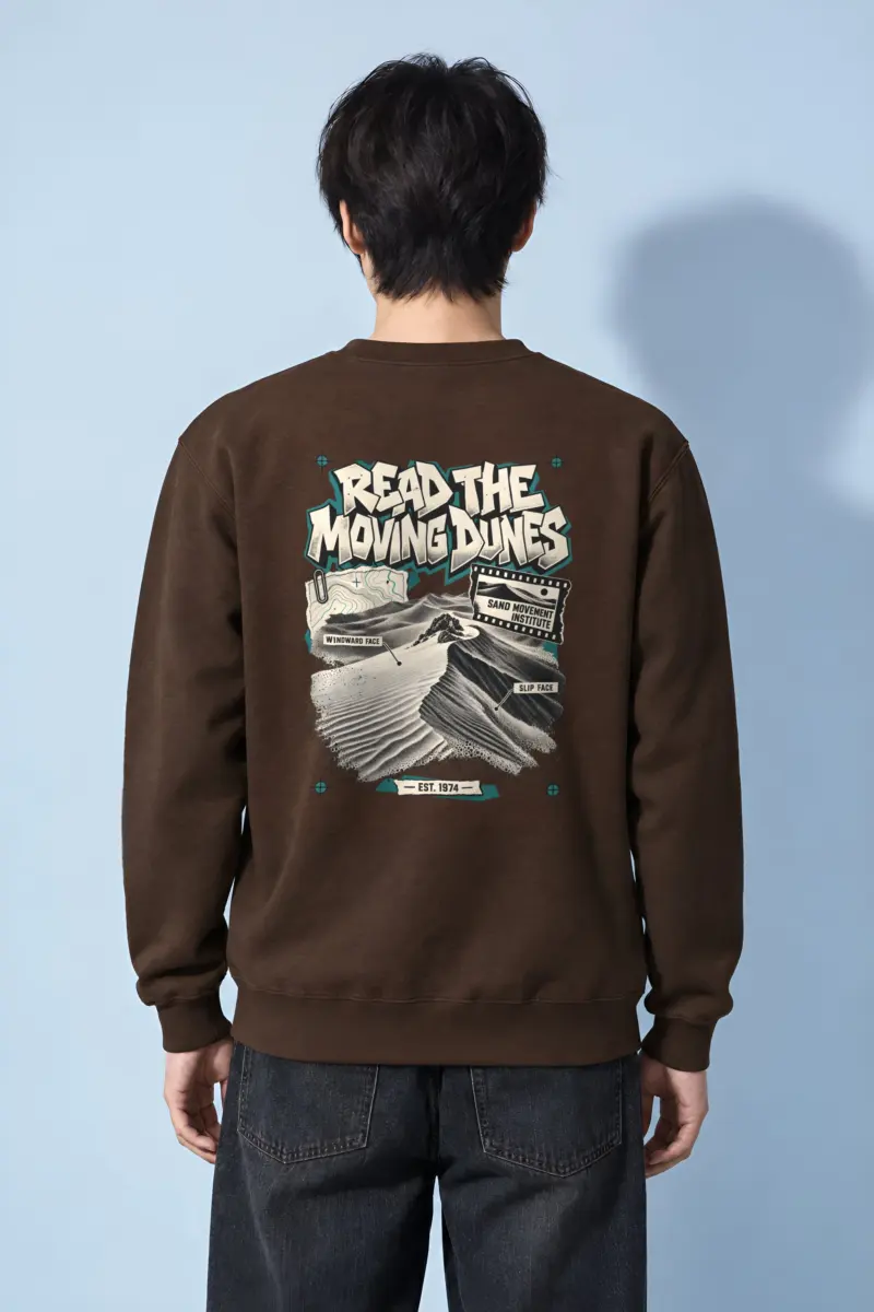 "Read The Moving Dunes" Heavy Blend Unisex Crewneck Sweatshirt