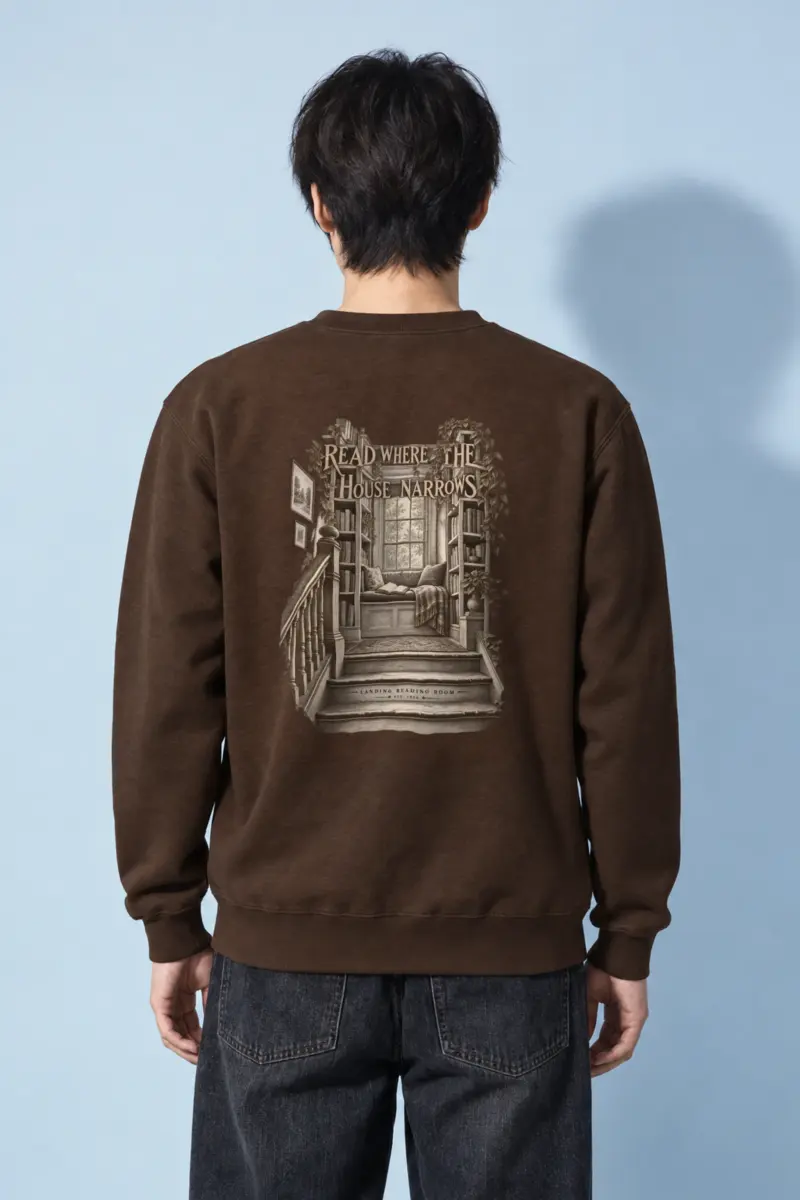 "READ WHERE THE HOUSE NARROWS" Heavy Blend Unisex Crewneck Sweatshirt
