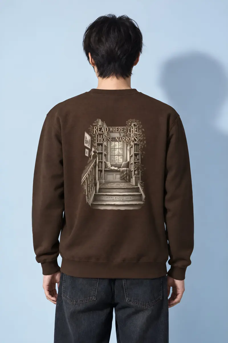 "READ WHERE THE HOUSE NARROWS" Heavy Blend Unisex Crewneck Sweatshirt