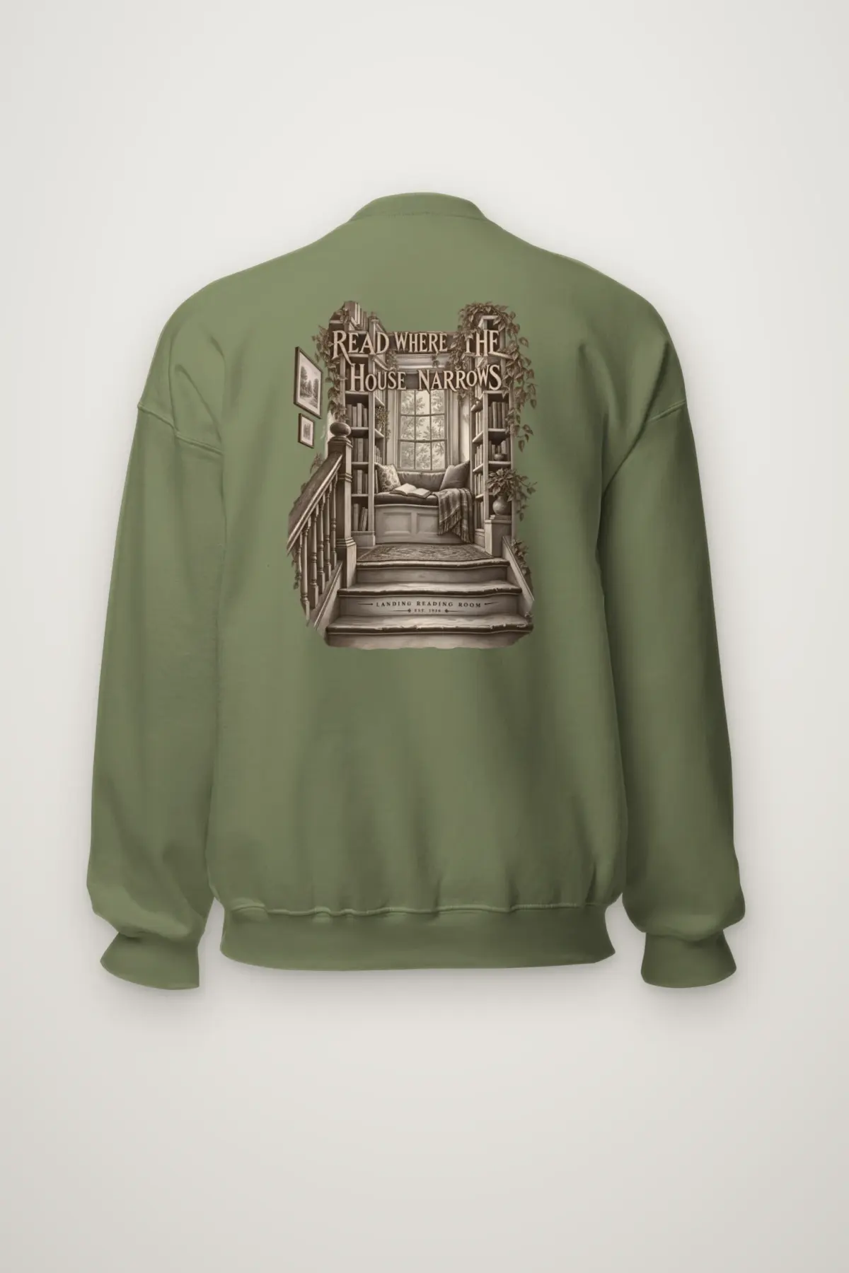 "READ WHERE THE HOUSE NARROWS" Heavy Blend Unisex Crewneck Sweatshirt