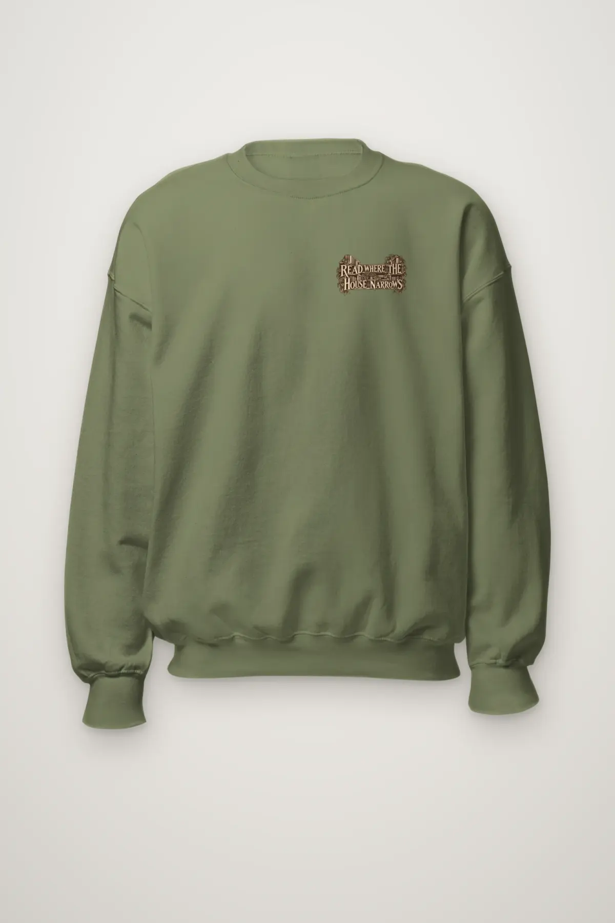 "READ WHERE THE HOUSE NARROWS" Heavy Blend Unisex Crewneck Sweatshirt
