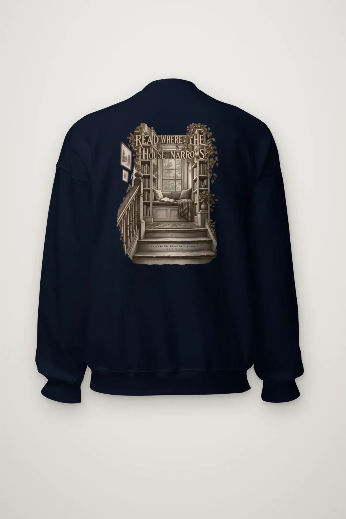 "READ WHERE THE HOUSE NARROWS" Heavy Blend Unisex Crewneck Sweatshirt