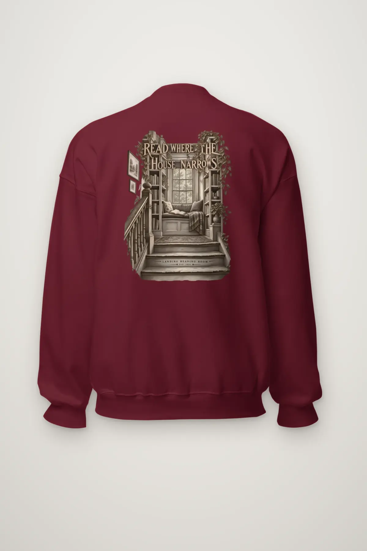 "READ WHERE THE HOUSE NARROWS" Heavy Blend Unisex Crewneck Sweatshirt
