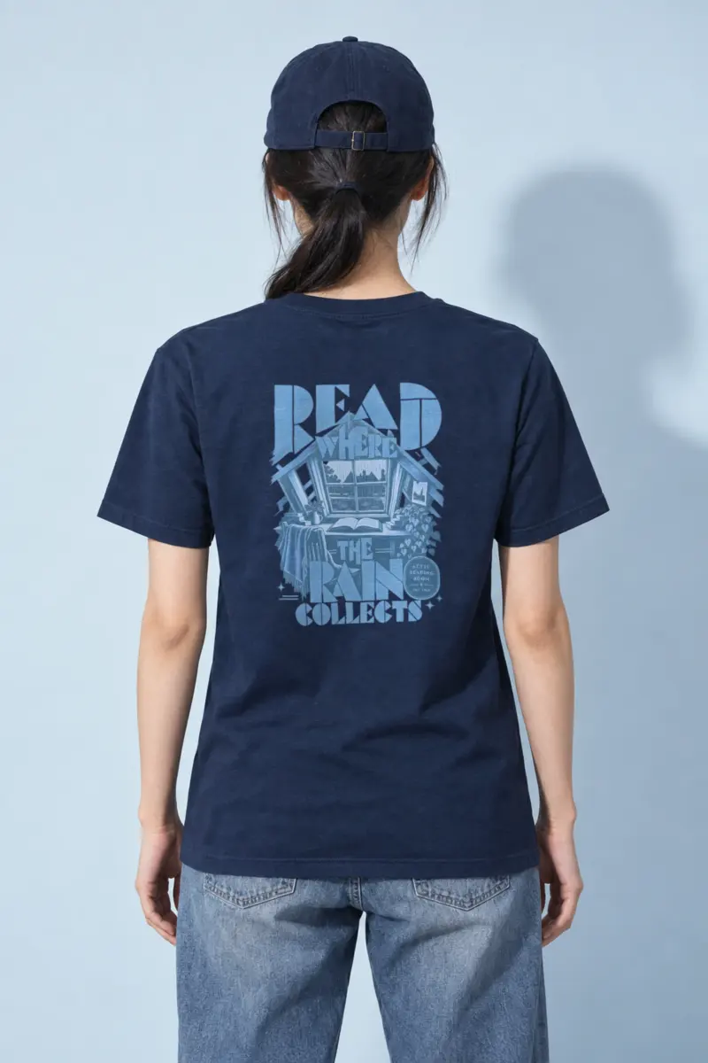 "Read Where the Rain Collects" Heavyweight Unisex Crewneck T-shirt