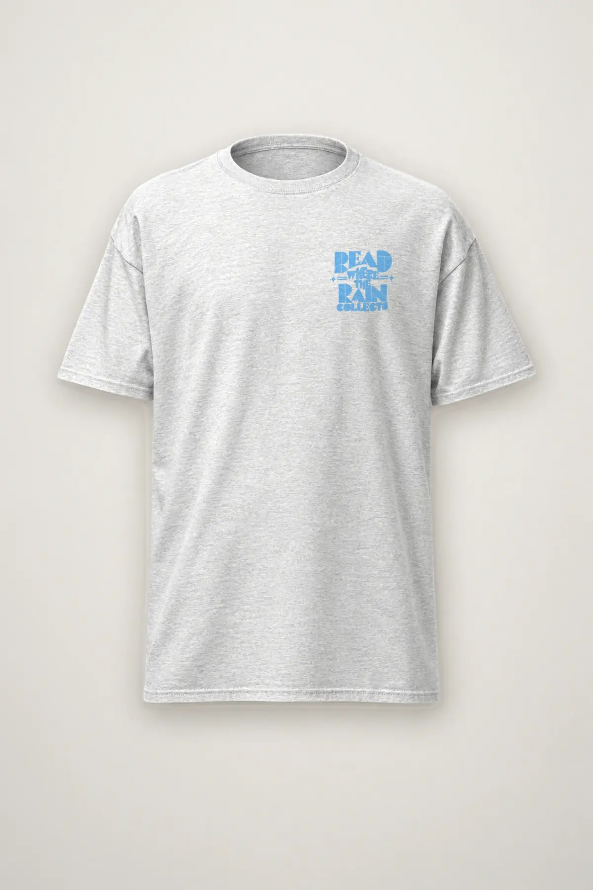 "Read Where the Rain Collects" Heavyweight Unisex Crewneck T-shirt