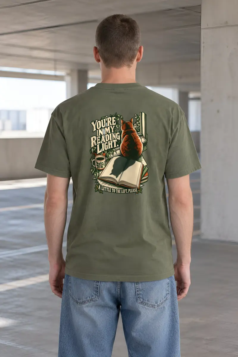 "A Little To The Left" Heavyweight Unisex Crewneck T-shirt