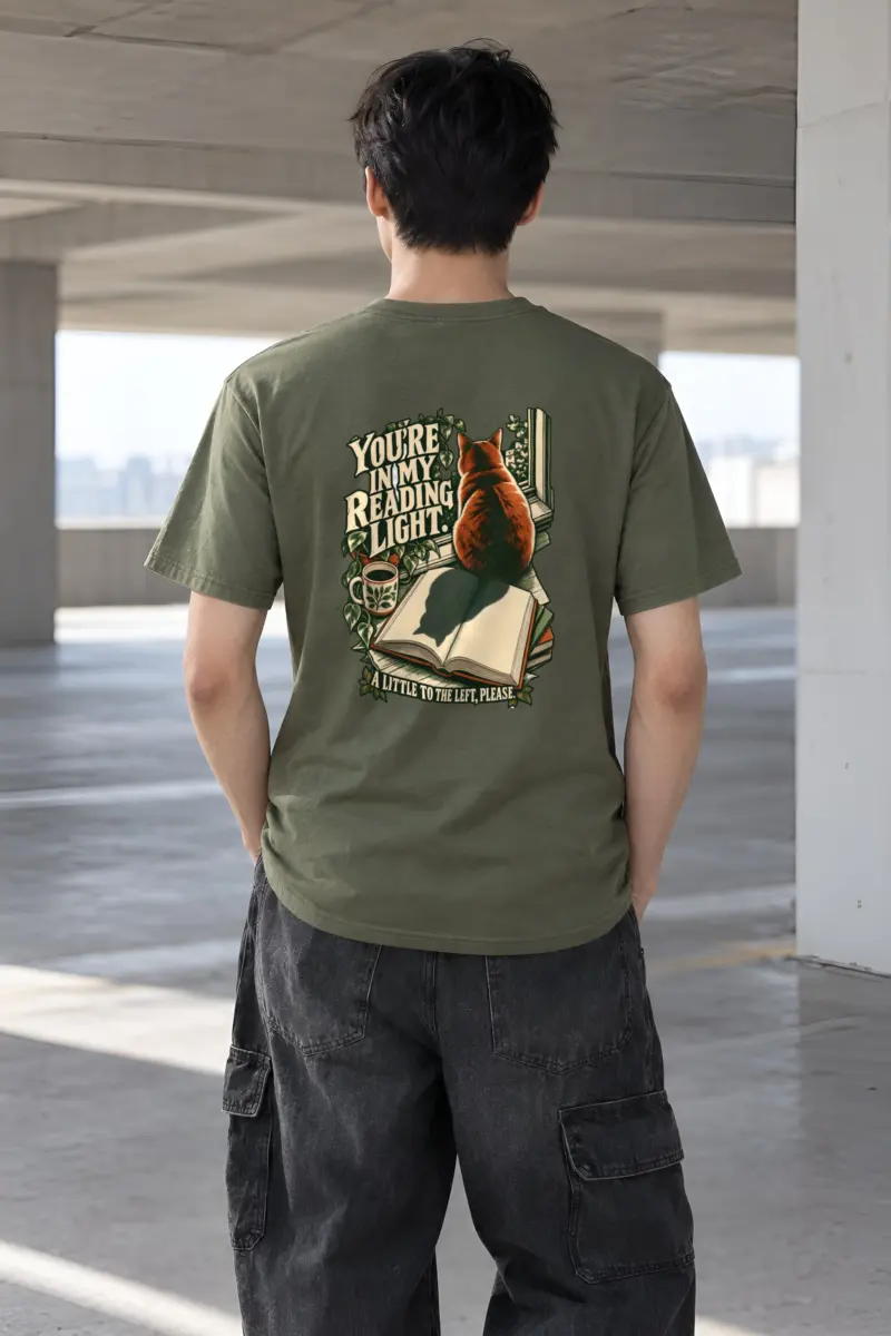 "A Little To The Left" Heavyweight Unisex Crewneck T-shirt