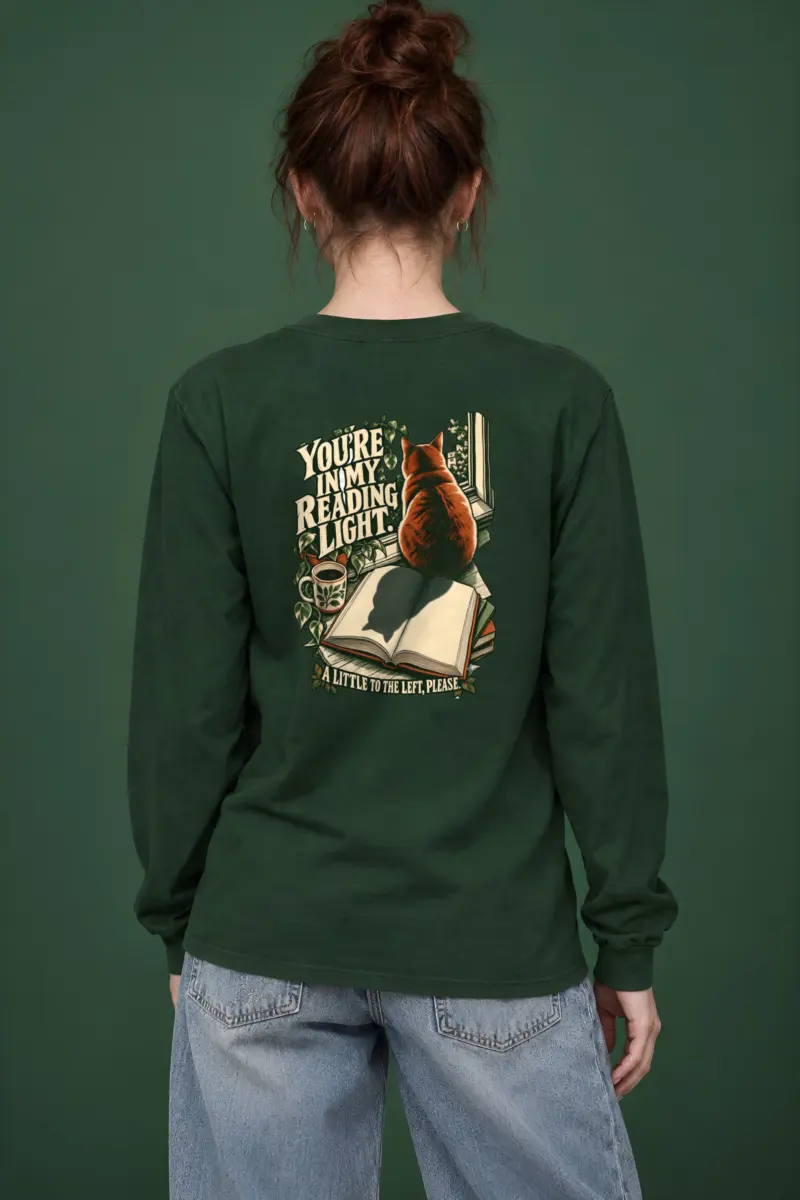 "You're In My Reading Light" Unisex Longsleeve T-shirt