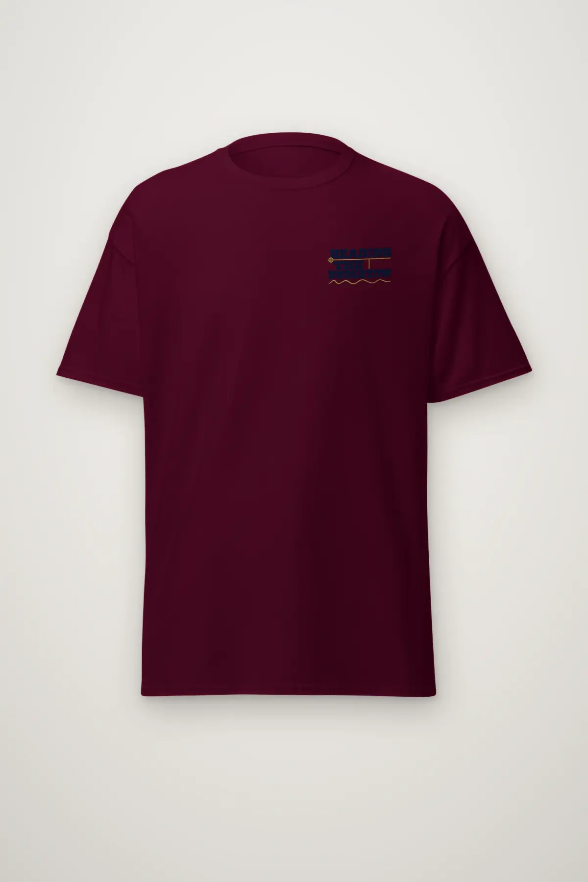 "Reading the Undertow" Heavyweight Unisex Crewneck T-shirt