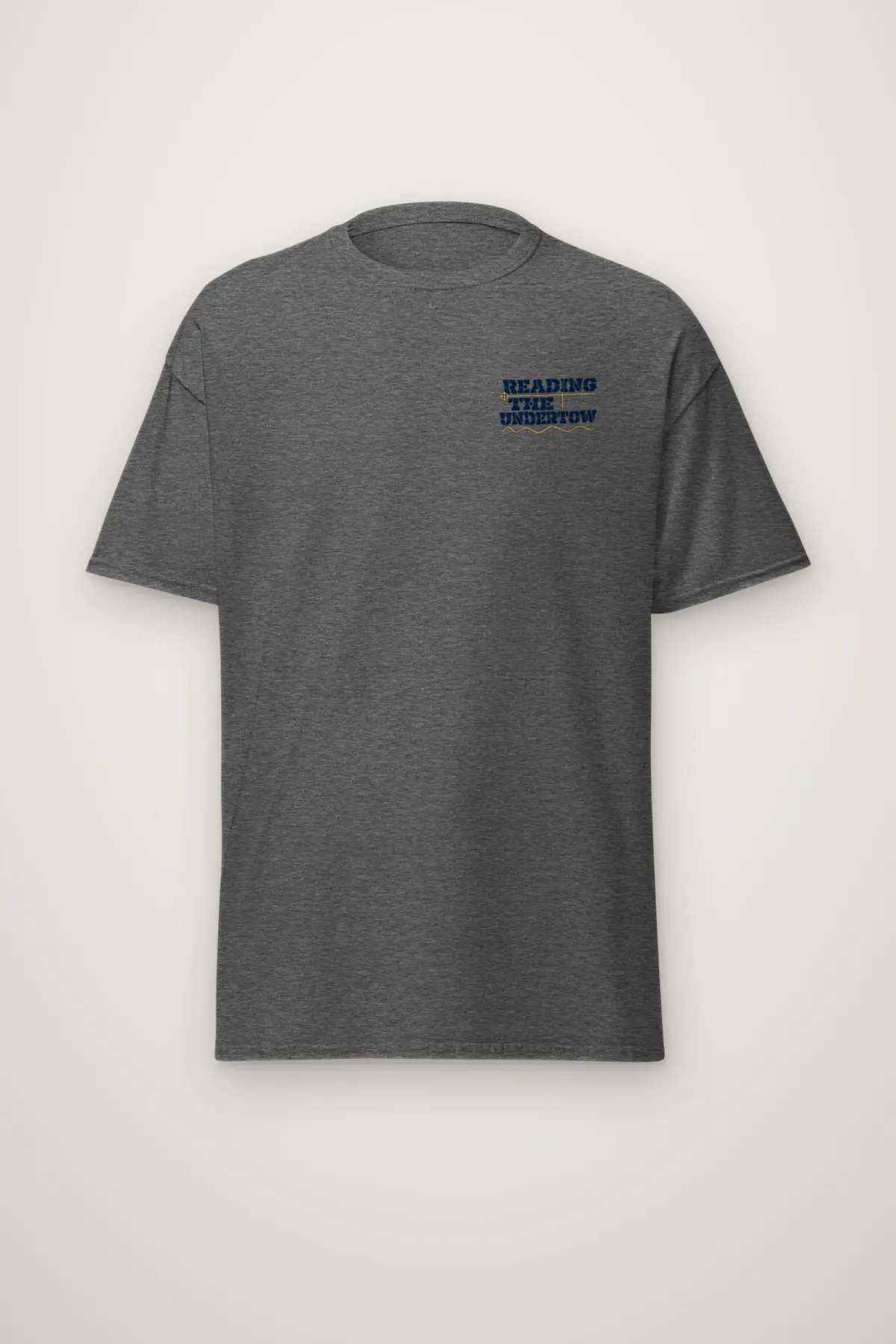 "Reading the Undertow" Heavyweight Unisex Crewneck T-shirt