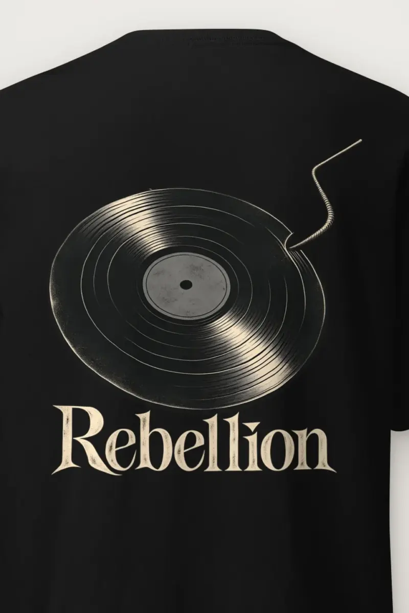 "Rebellion Fuse Record" Heavyweight Unisex Crewneck T-shirt