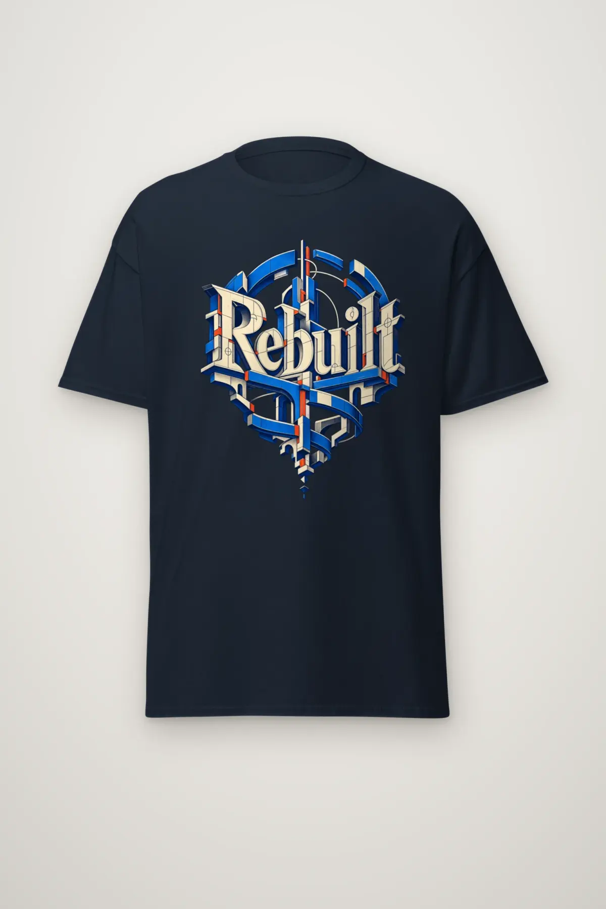 "Rebuilt" Heavyweight Unisex Crewneck T-shirt