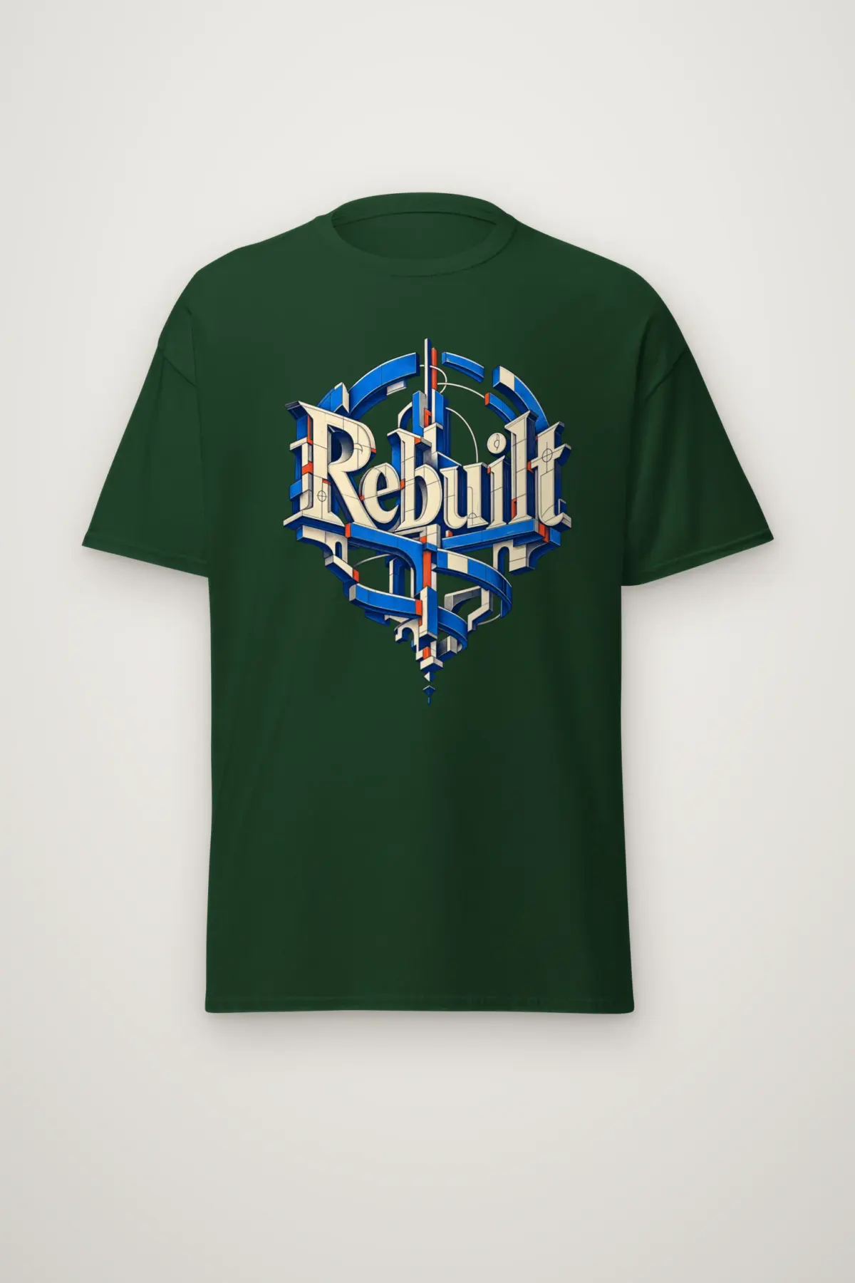 "Rebuilt" Heavyweight Unisex Crewneck T-shirt