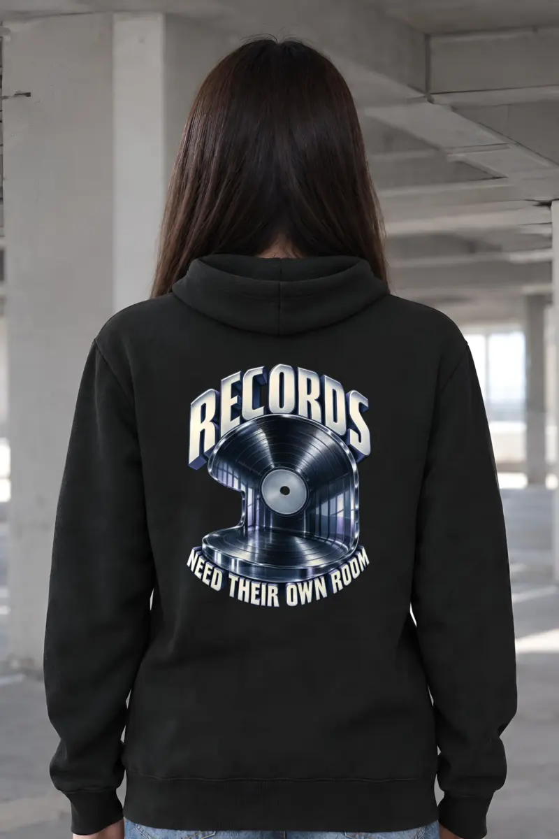 “Records Need Their Own Room” Heavy Blend Unisex Pullover Hoodie