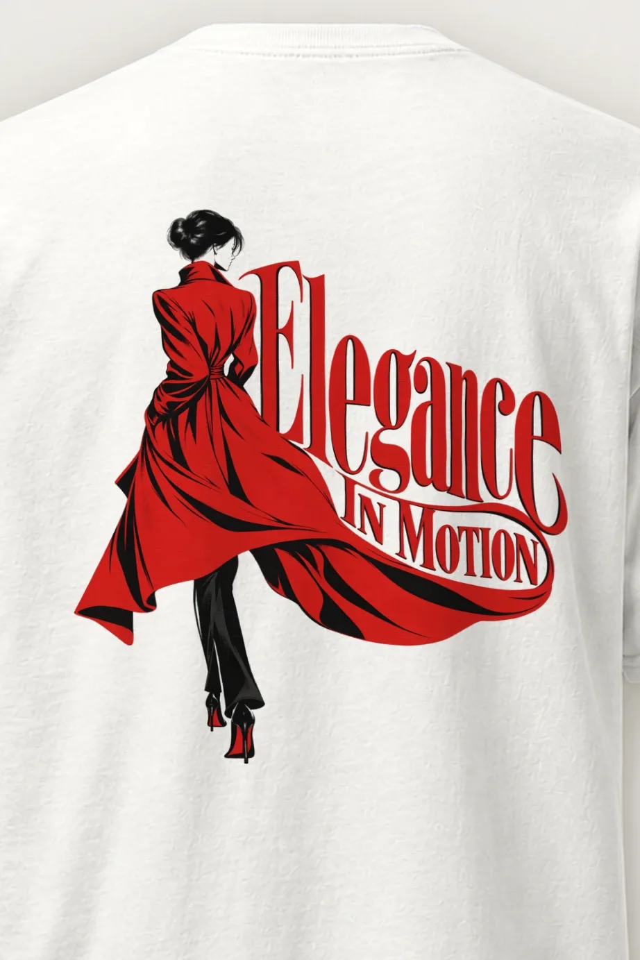 "Red Coat Reverie" Heavyweight Unisex Crewneck T-shirt