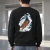 "Red Fox Under Snowy Pines" Heavy Blend Unisex Crewneck Sweatshirt