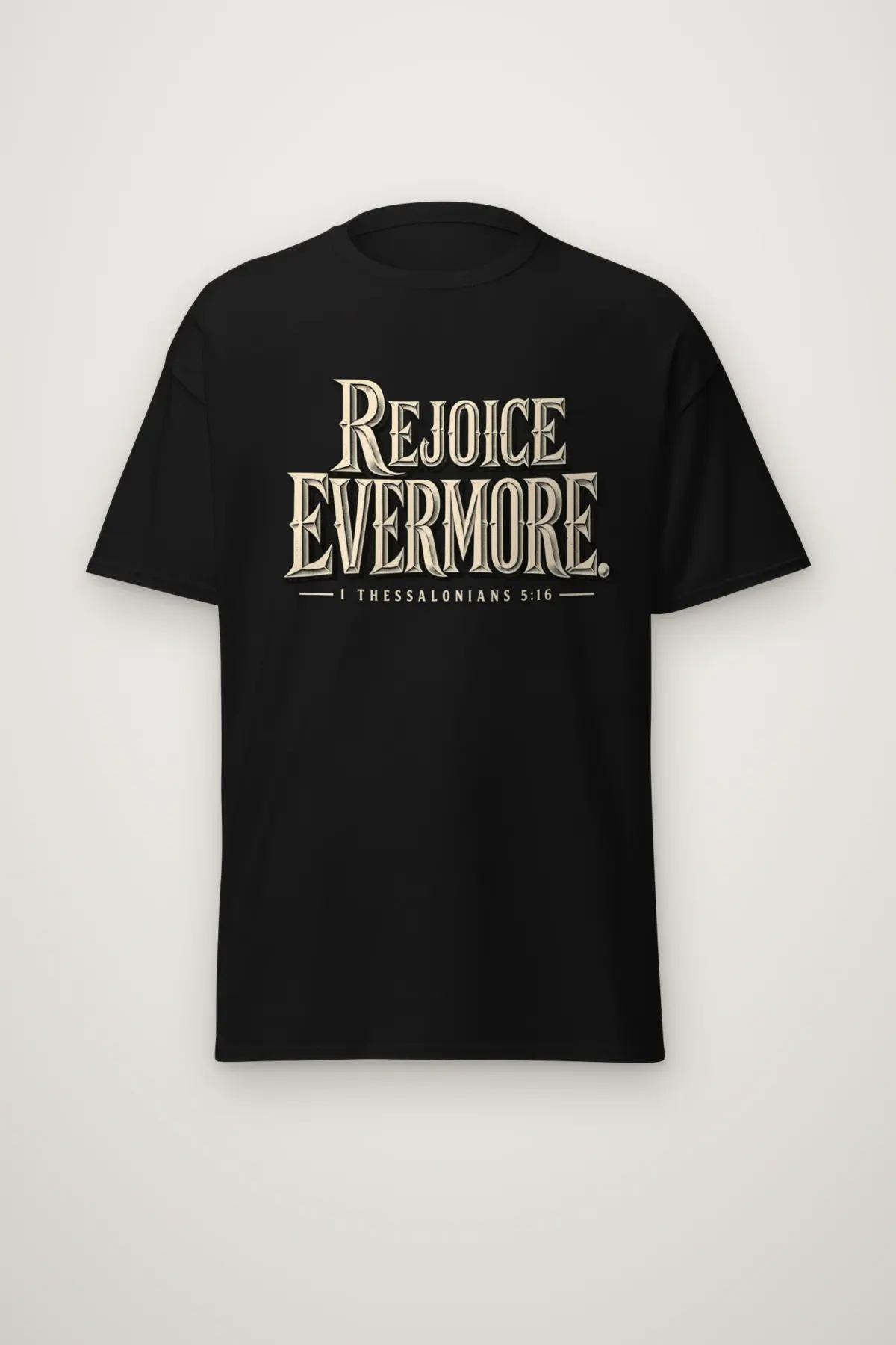 "Rejoice Evermore" Heavyweight Unisex Crewneck T-shirt