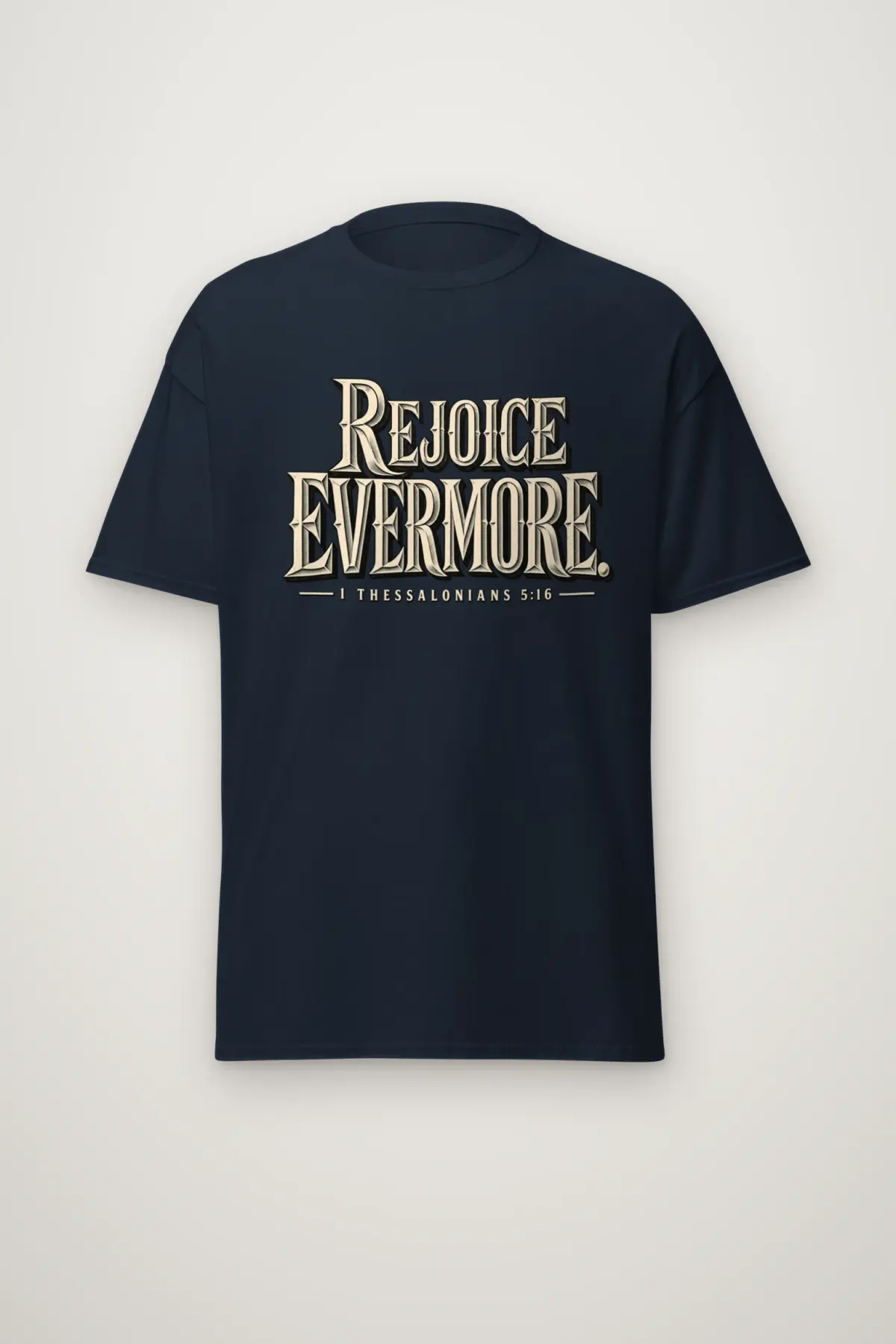 "Rejoice Evermore" Heavyweight Unisex Crewneck T-shirt