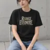 "Rejoice Evermore Western Serif" Heavyweight Unisex Crewneck T-shirt