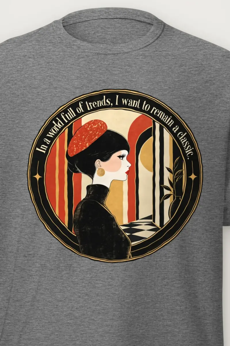 "Remain A Classic" Heavyweight Unisex Crewneck T-shirt