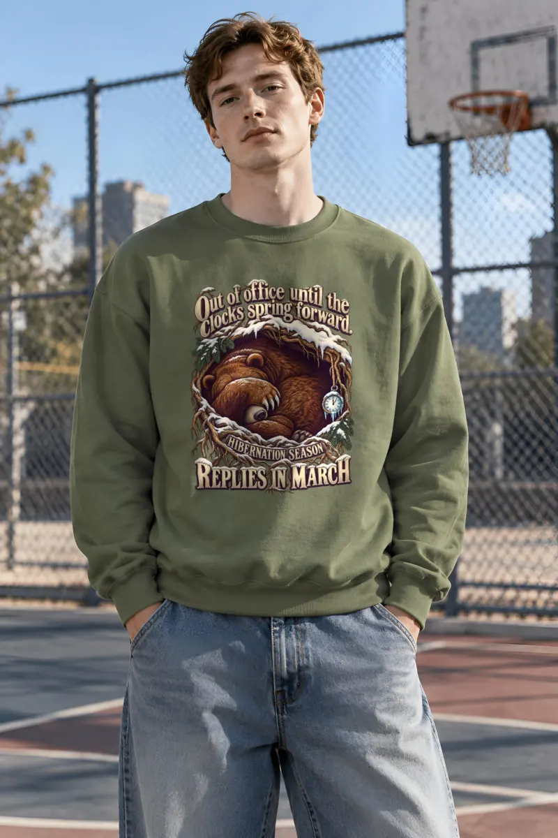 "Replies In March" Unisex Crewneck Sweatshirt