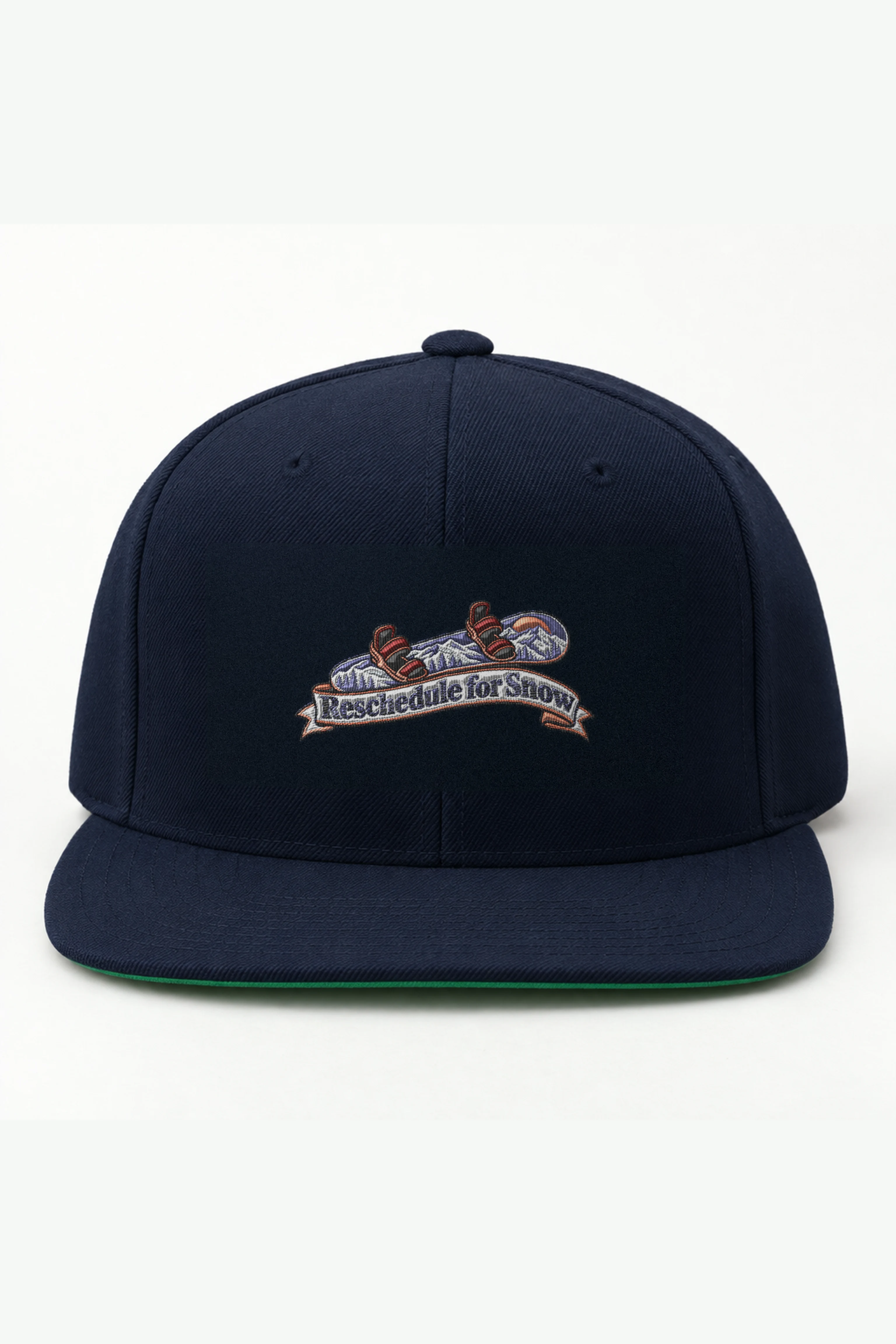 "Reschedule for Snow" Classic Snapback · Embroidered
