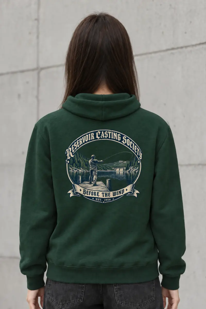 "Reservoir Casting Society" Heavy Blend Unisex Pullover Hoodie