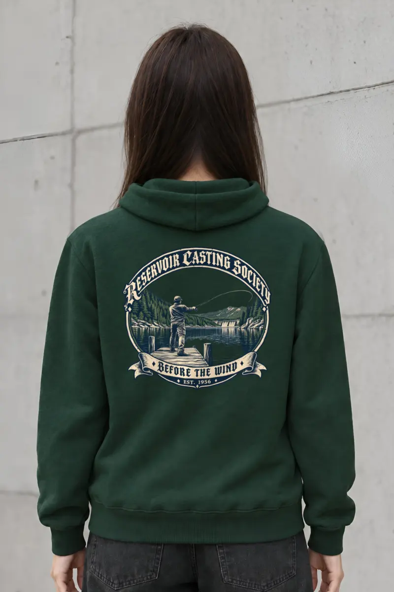 "Reservoir Casting Society" Heavy Blend Unisex Pullover Hoodie