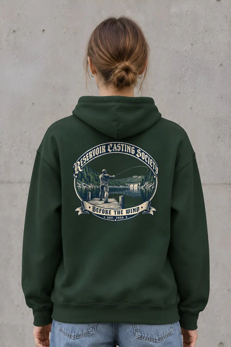 "Reservoir Casting Society" Heavy Blend Unisex Pullover Hoodie