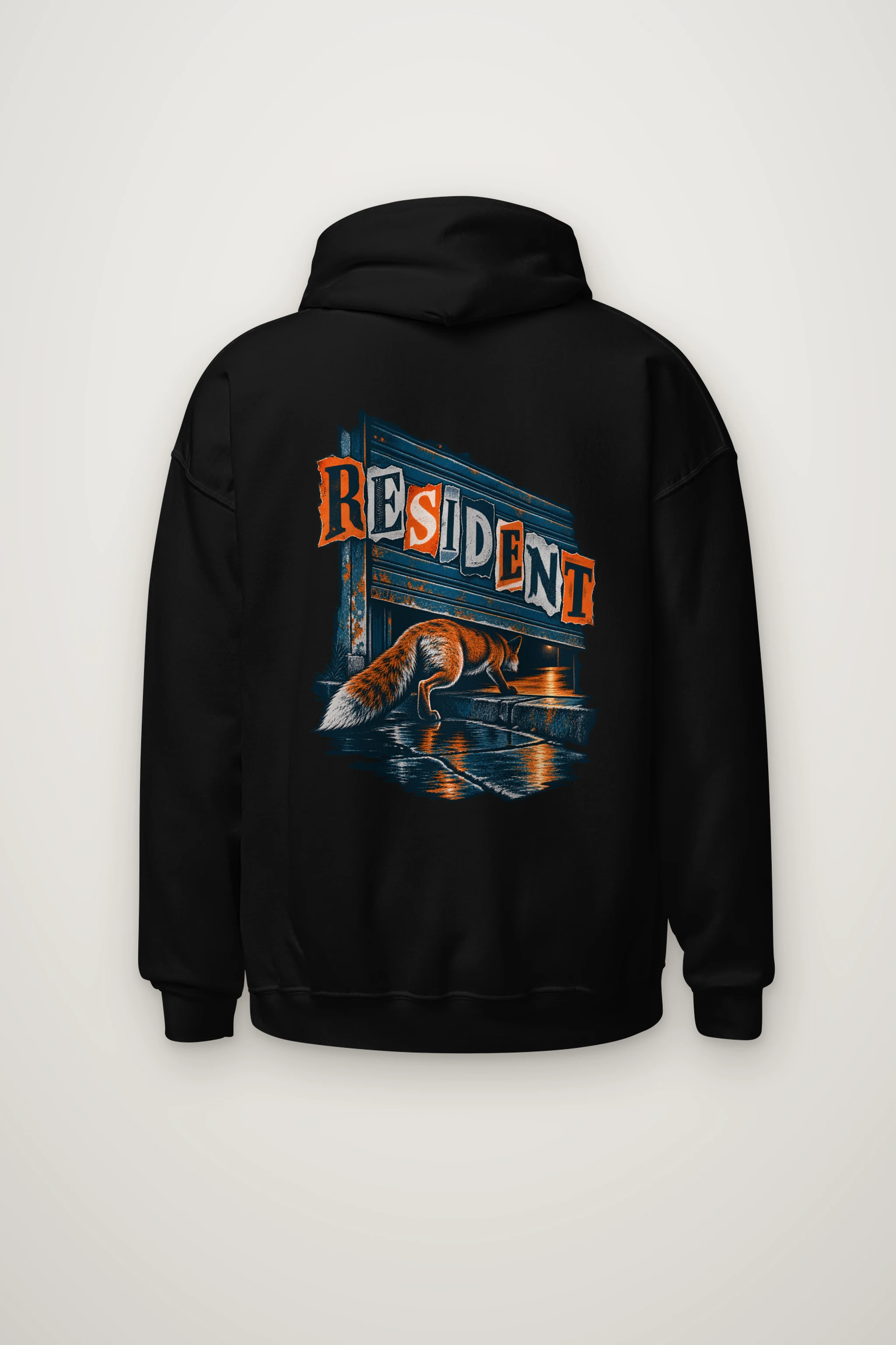 "RESIDENT" Heavy Blend Unisex Pullover Hoodie