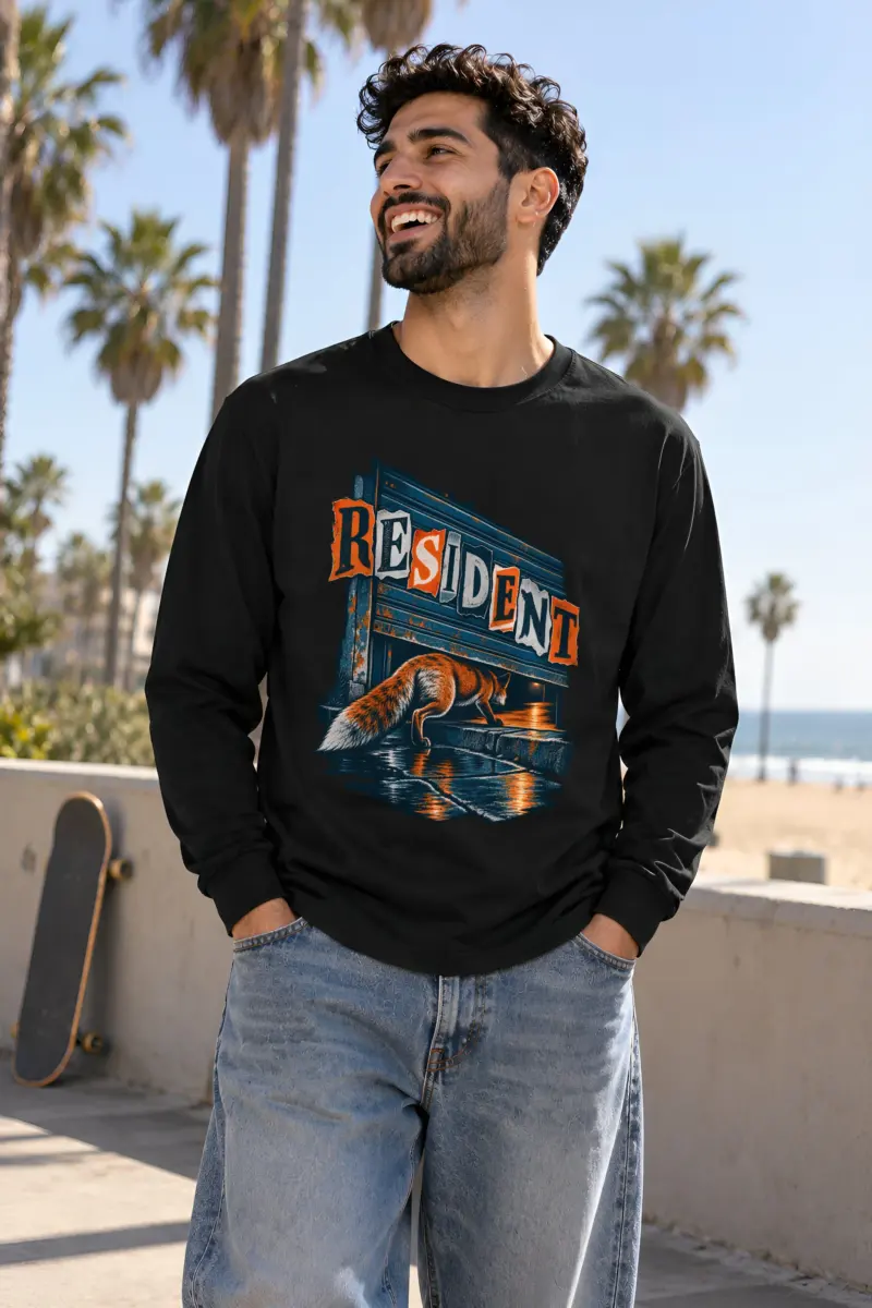 "RESIDENT" Unisex Longsleeve T-shirt
