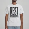 "Rest Is Not Surrender" Heavyweight Unisex Crewneck T-shirt
