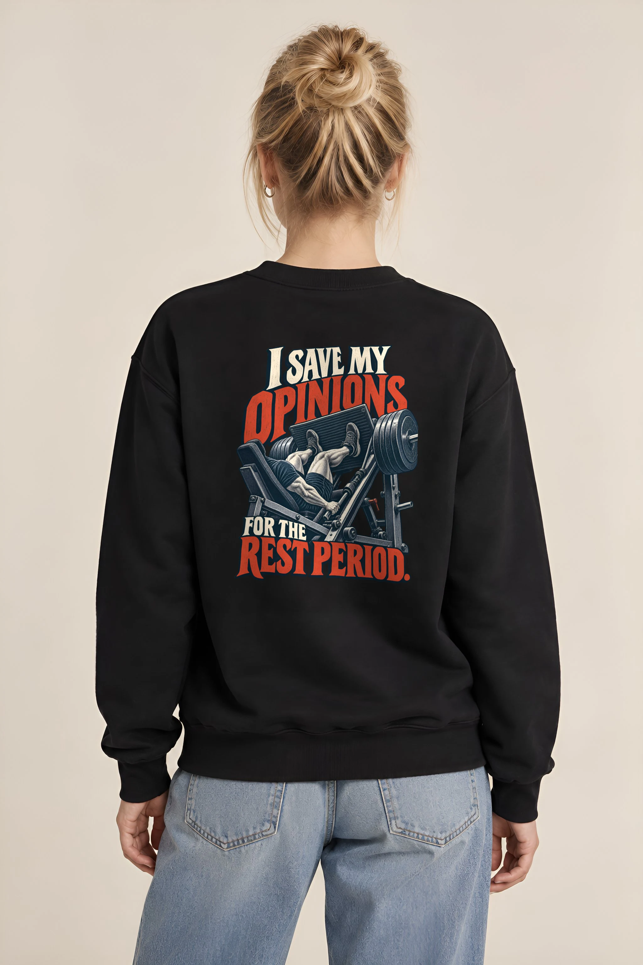 "Rest Period Opinions" Heavy Blend Unisex Crewneck Sweatshirt