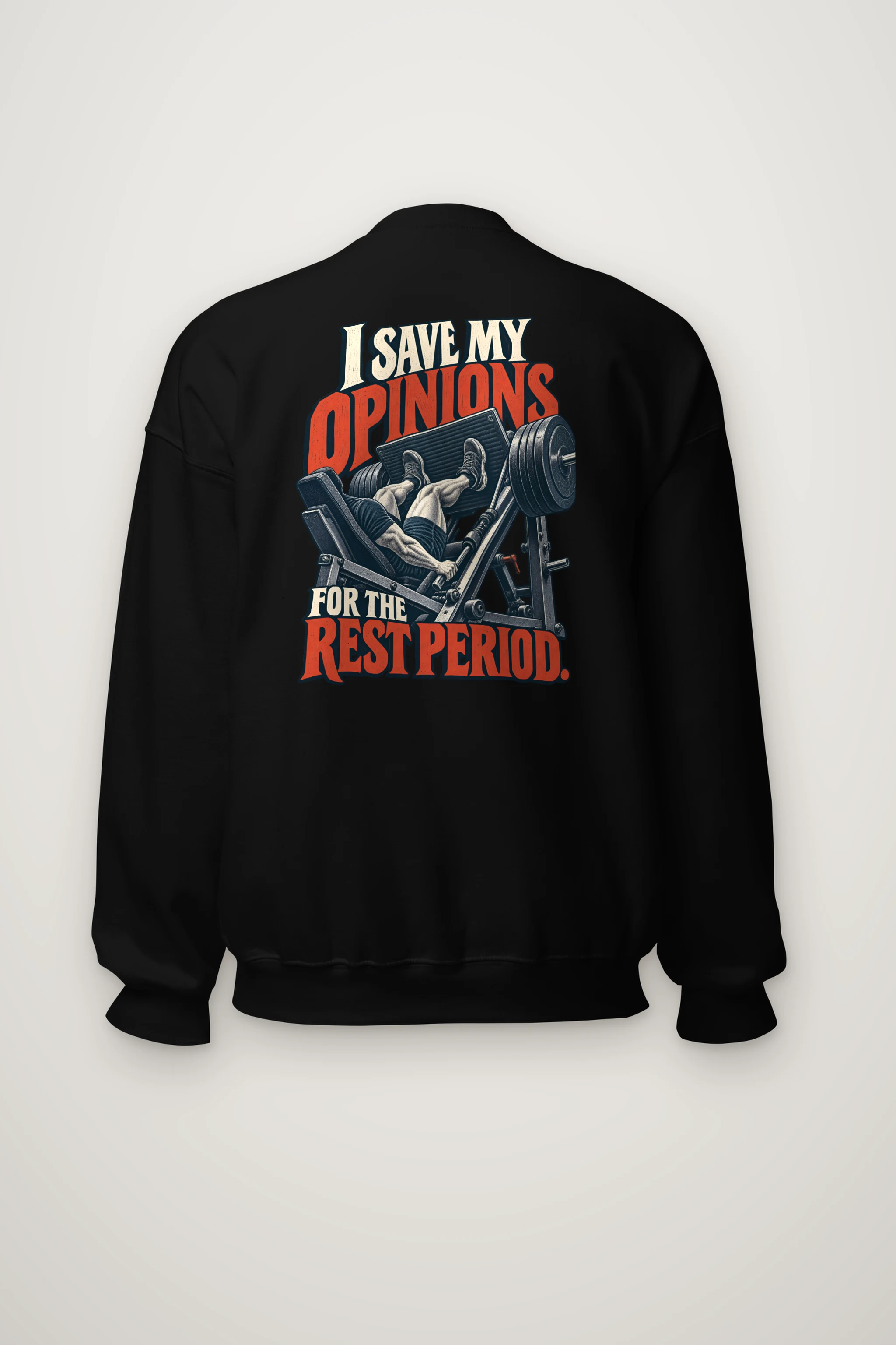 "Rest Period Opinions" Heavy Blend Unisex Crewneck Sweatshirt