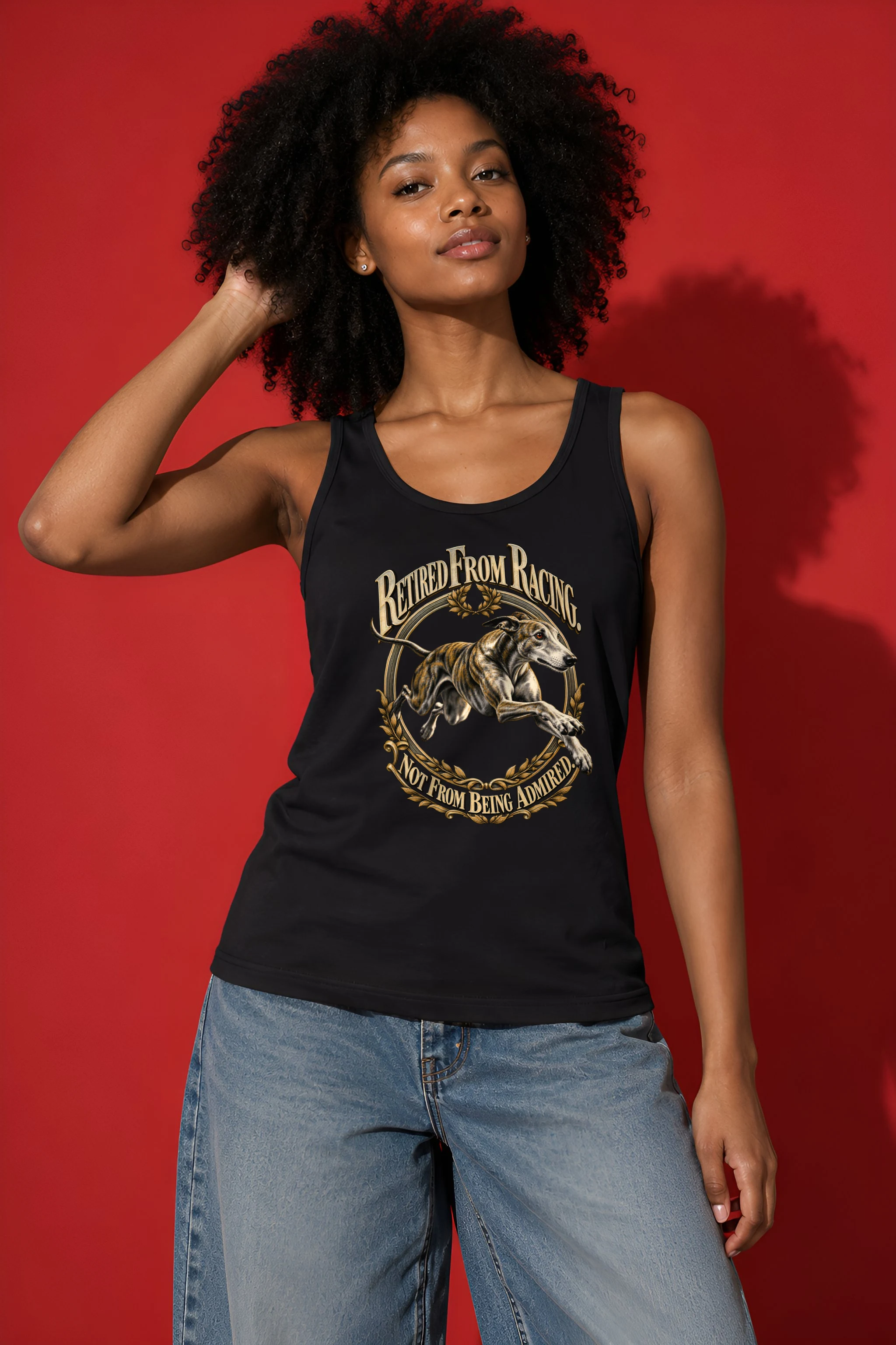 "Retired From Racing" Unisex Jersey Tank