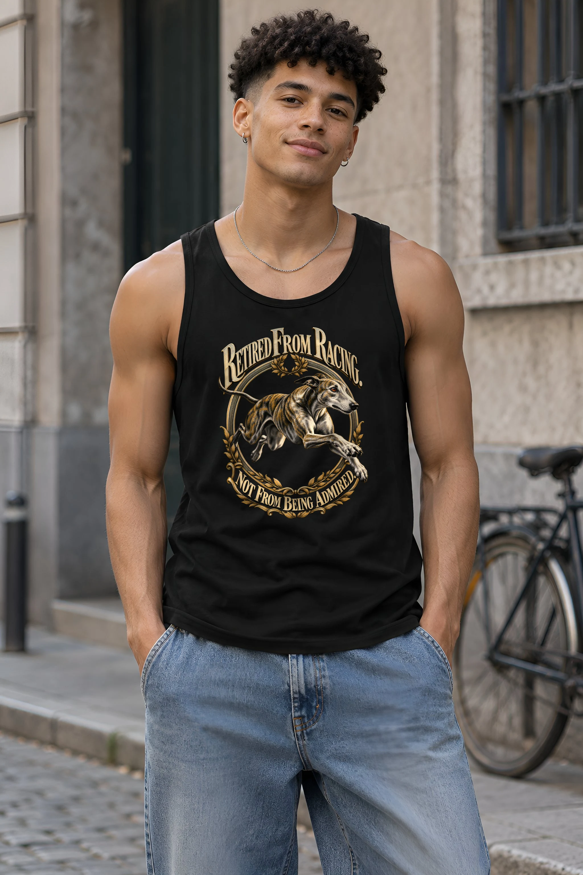"Retired From Racing" Unisex Jersey Tank