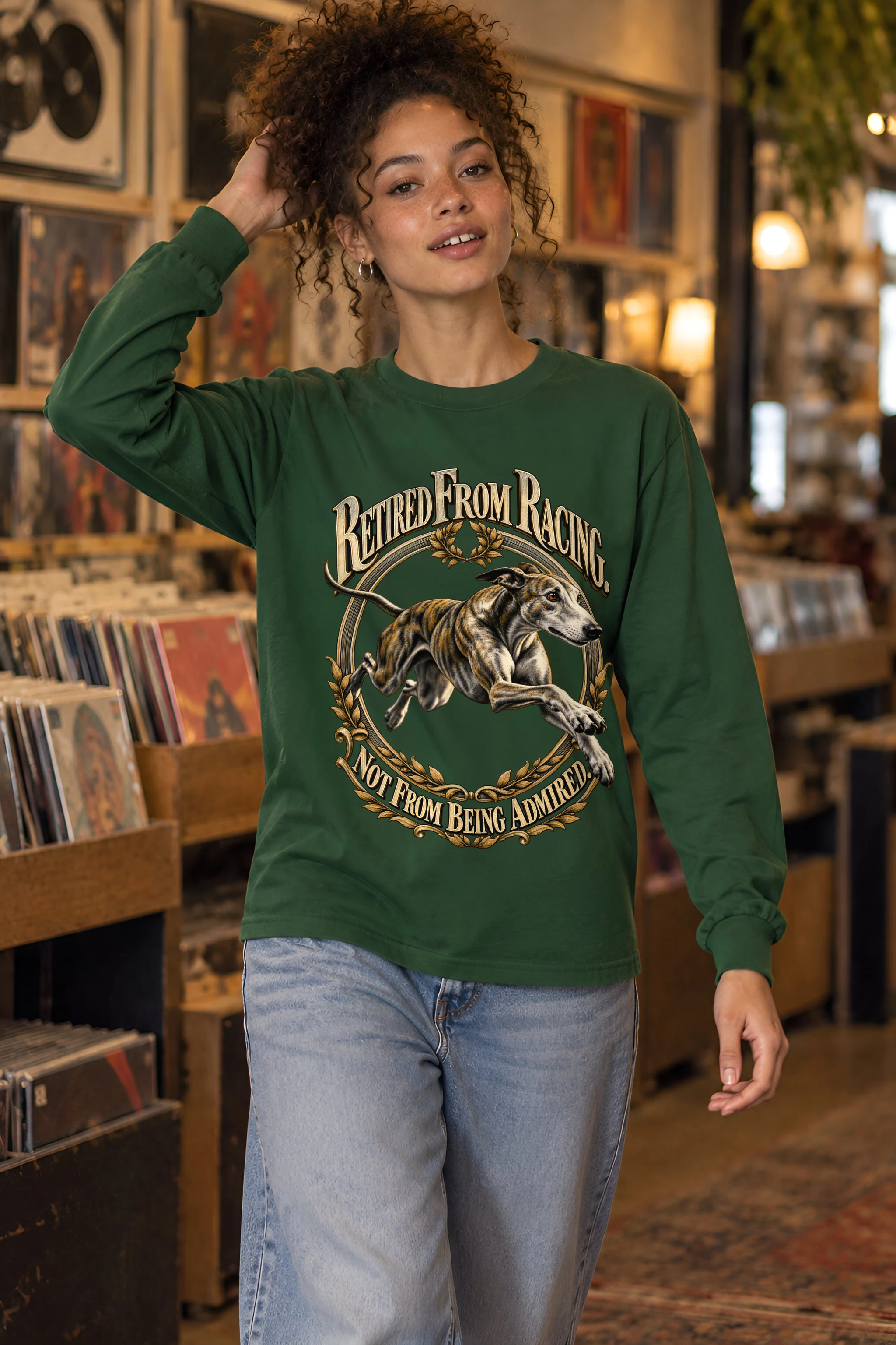 "Retired From Racing" Unisex Longsleeve T-shirt