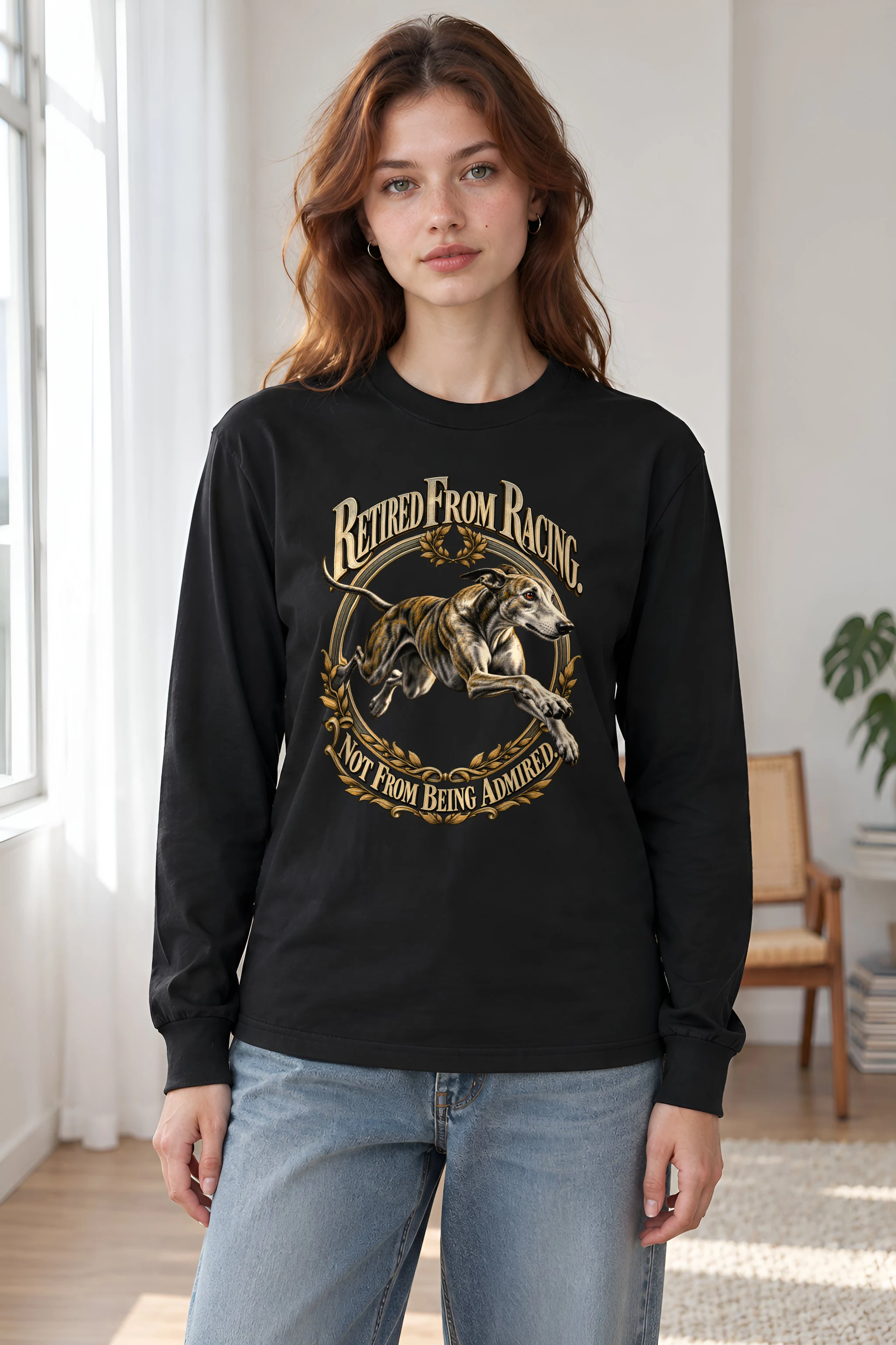 "Retired From Racing" Unisex Longsleeve T-shirt