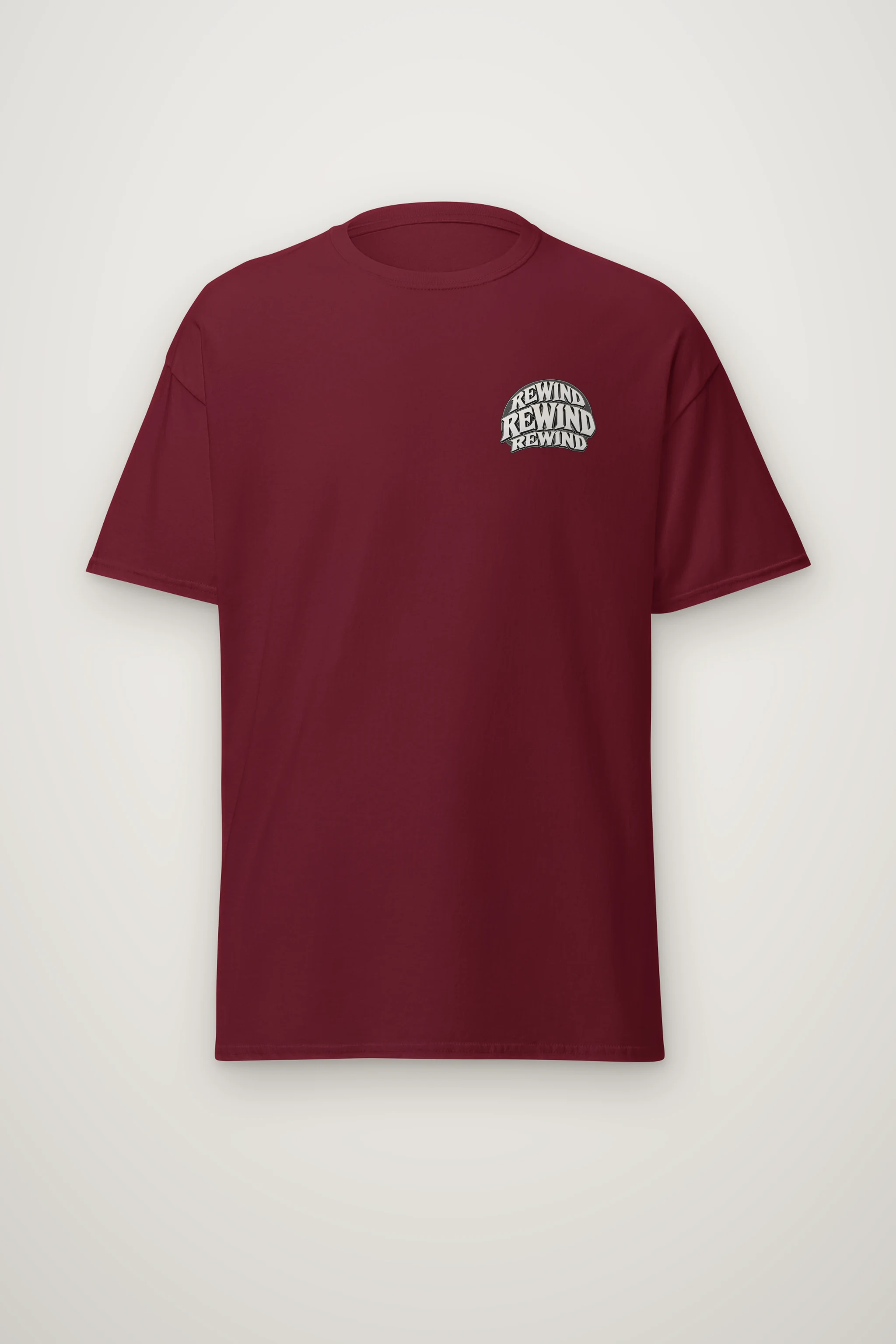 "Rewind Rewind Rewind" Heavyweight Unisex Crewneck T-shirt
