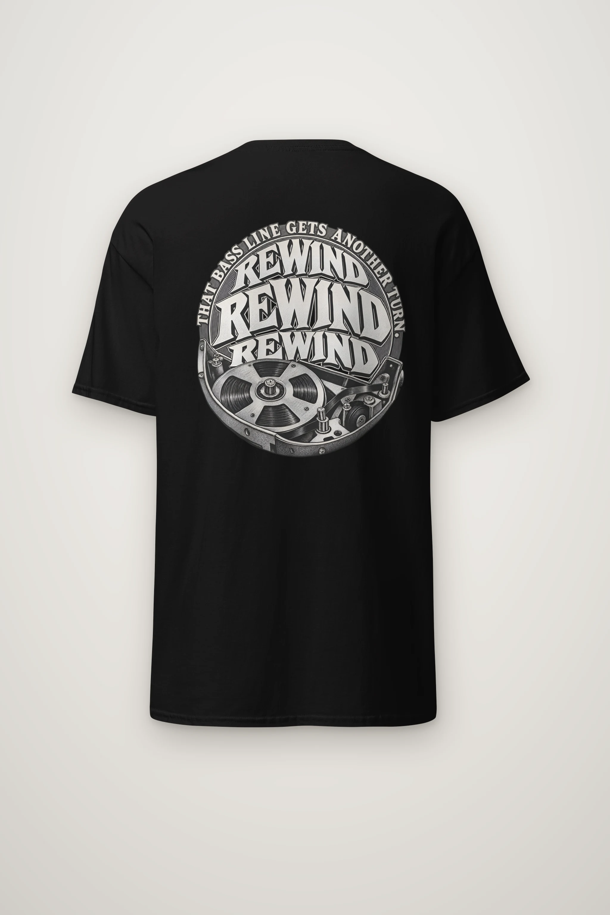 "Rewind Rewind Rewind" Heavyweight Unisex Crewneck T-shirt