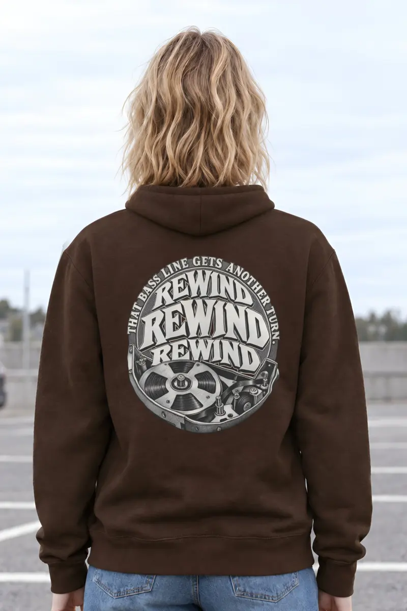 "Rewind Tape Deck" Heavy Blend Unisex Pullover Hoodie