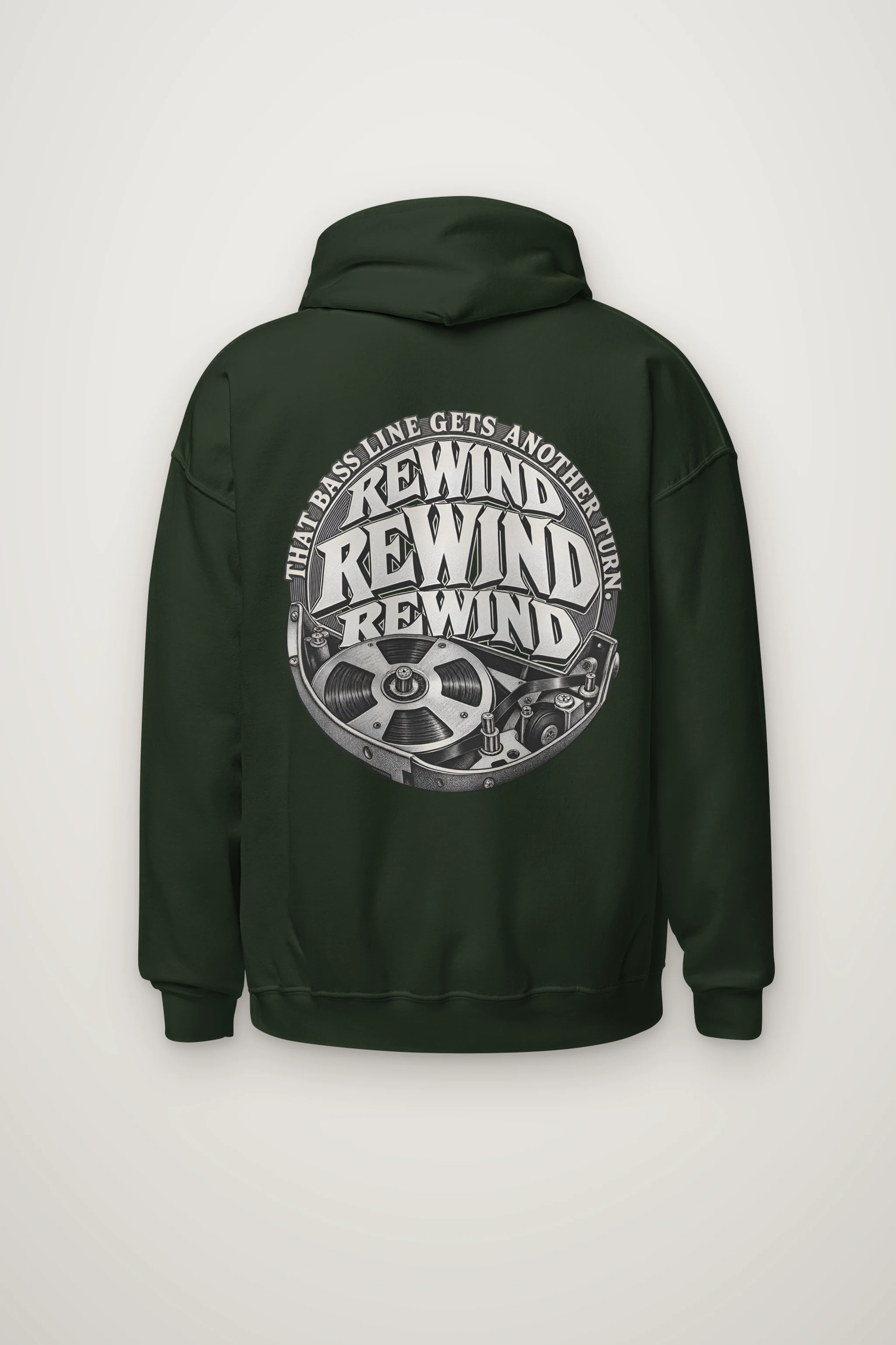 "Rewind Tape Deck" Heavy Blend Unisex Pullover Hoodie