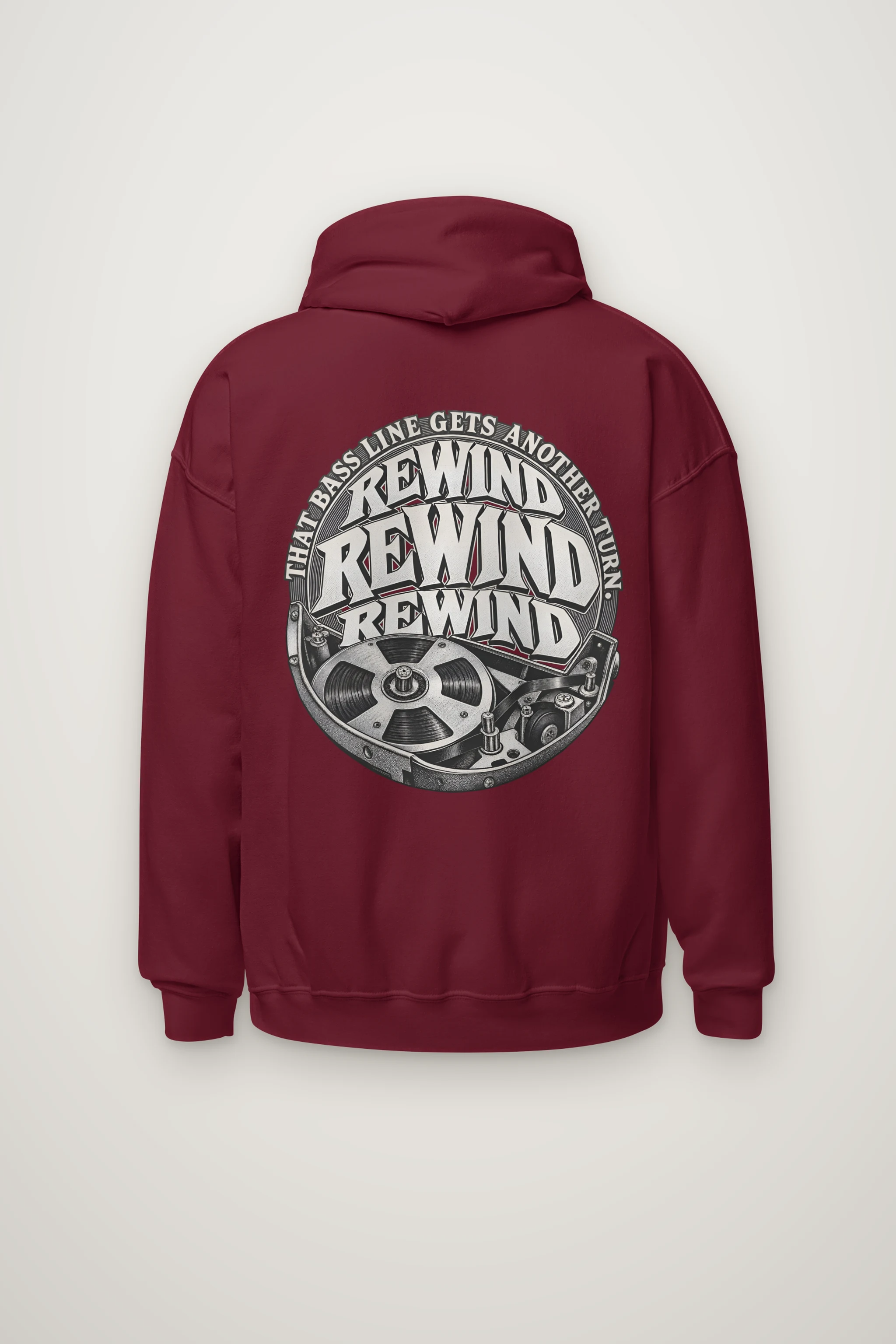 "Rewind Tape Deck" Heavy Blend Unisex Pullover Hoodie