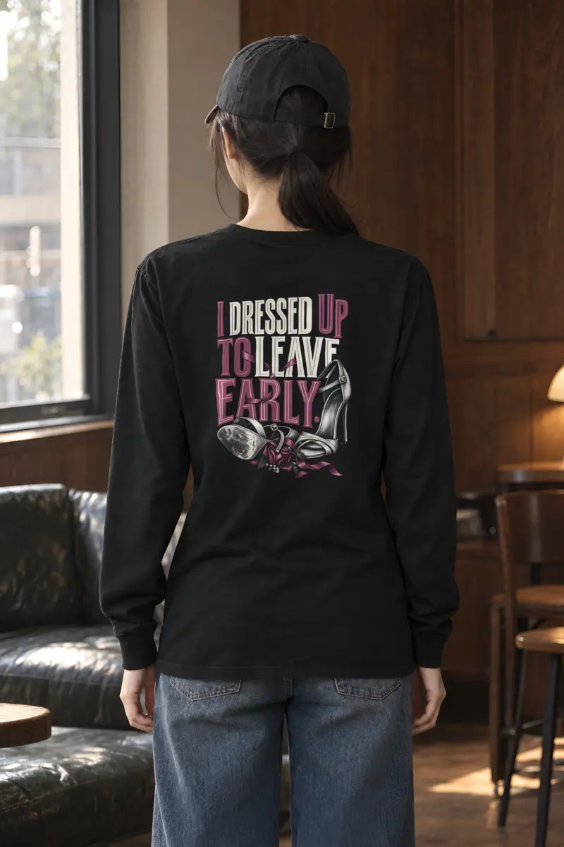 "Ribbon And Stiletto Sandals" Unisex Longsleeve T-shirt