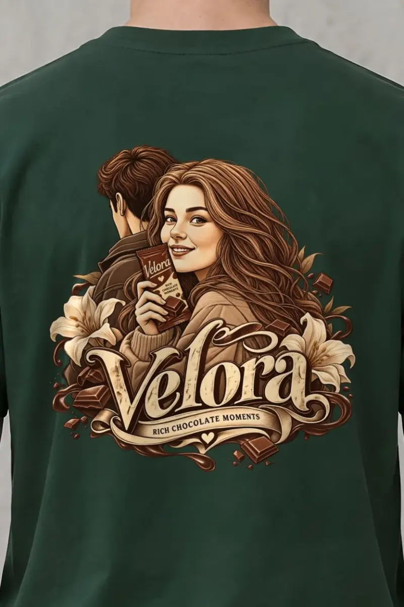 "Rich Chocolate Moments" Heavyweight Unisex Crewneck T-shirt