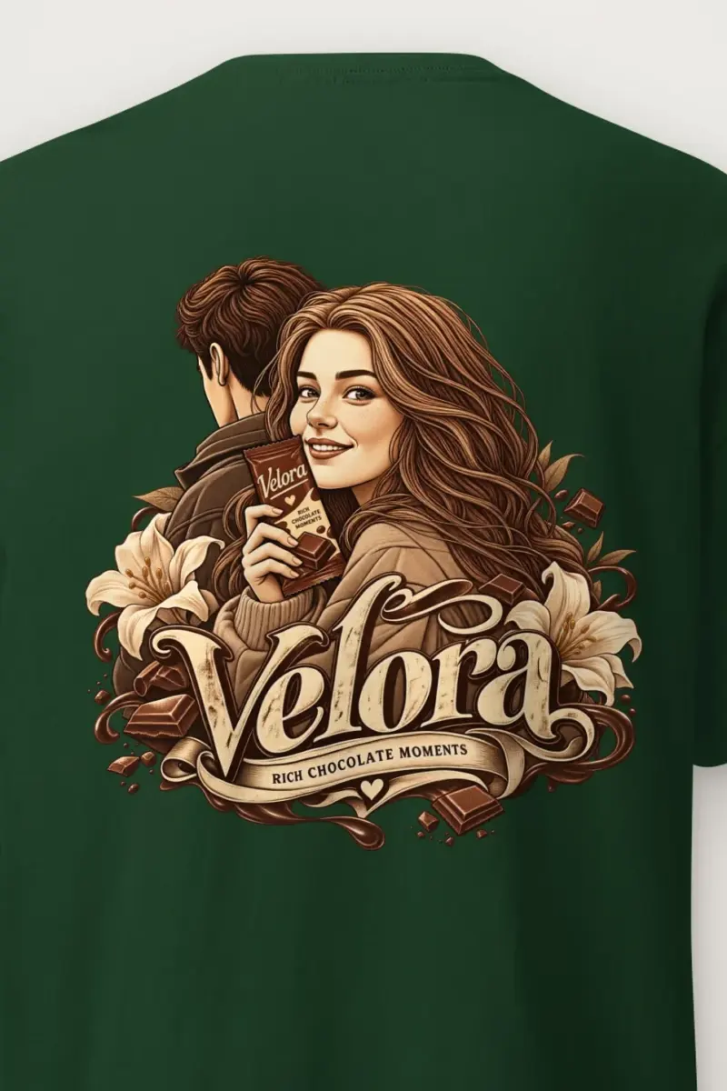 "Rich Chocolate Moments" Heavyweight Unisex Crewneck T-shirt