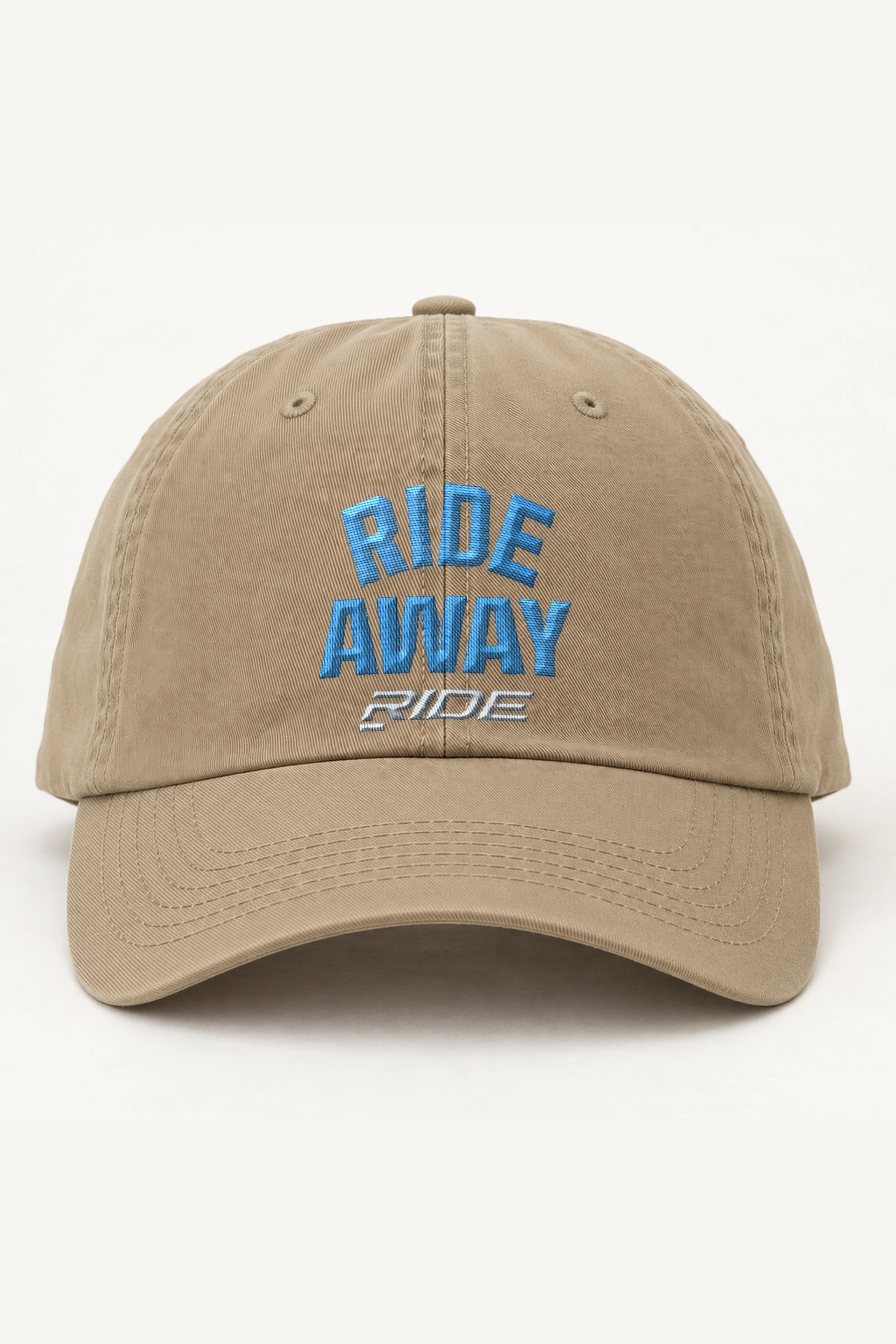 "RIDE AWAY RIDE" Classic Dad Hat · Embroidered