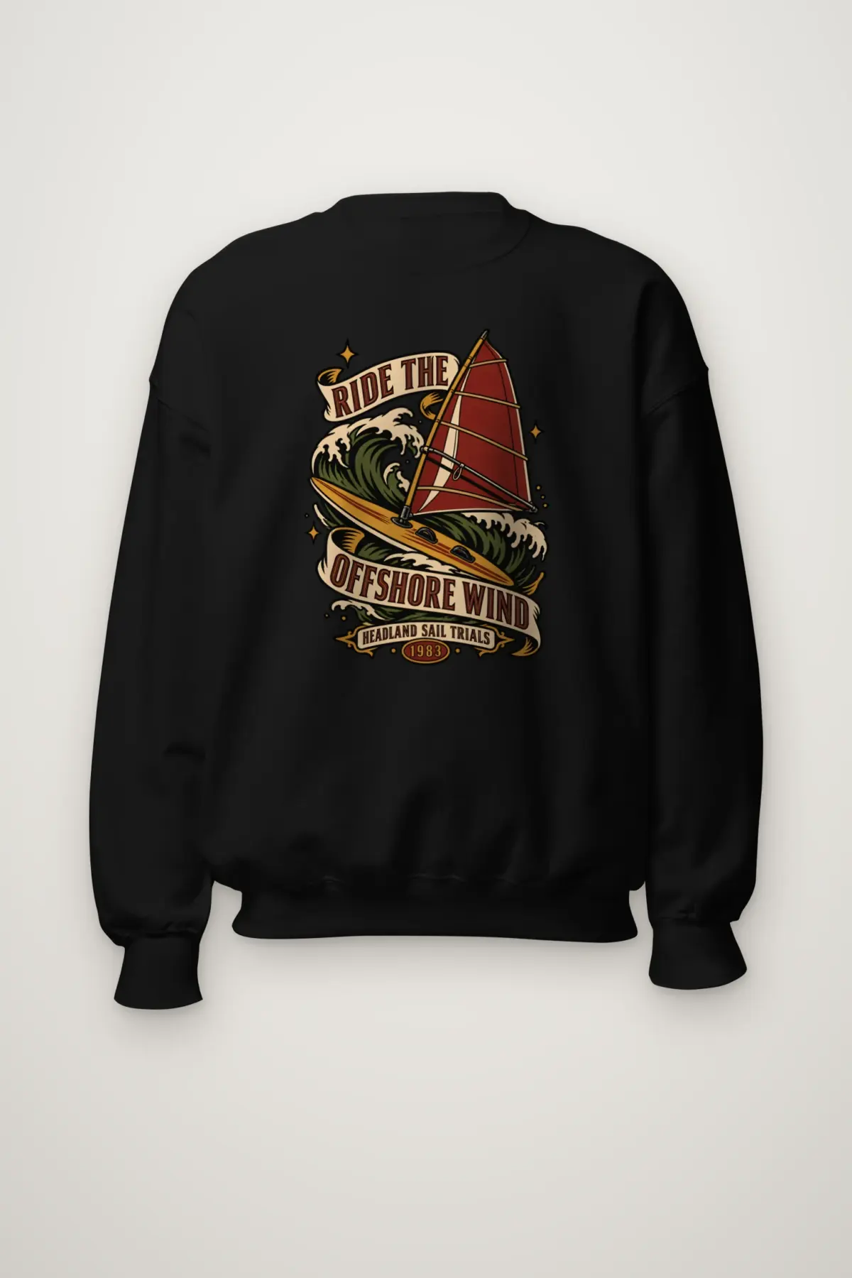 "Ride the Offshore Wind" Heavy Blend Unisex Crewneck Sweatshirt
